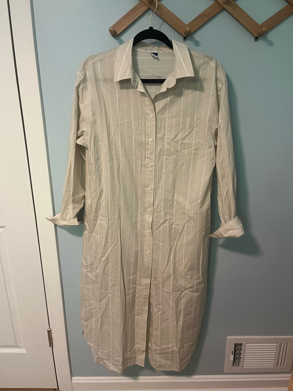 NWOT Old Navy Striped Shirt Dress